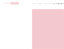 Tablet Screenshot of candicevanwye.com